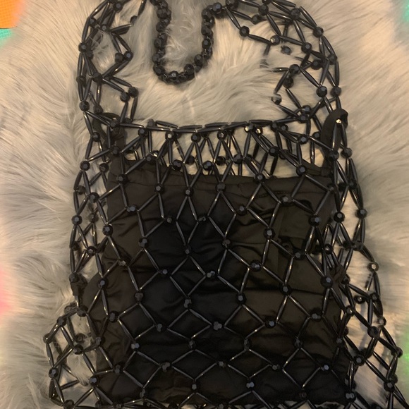 NWOT Zara Beaded Bag - Picture 5 of 5